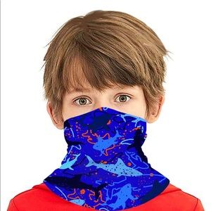 Boys Bandanas Girls Neck Gaiter Kids Face Cover